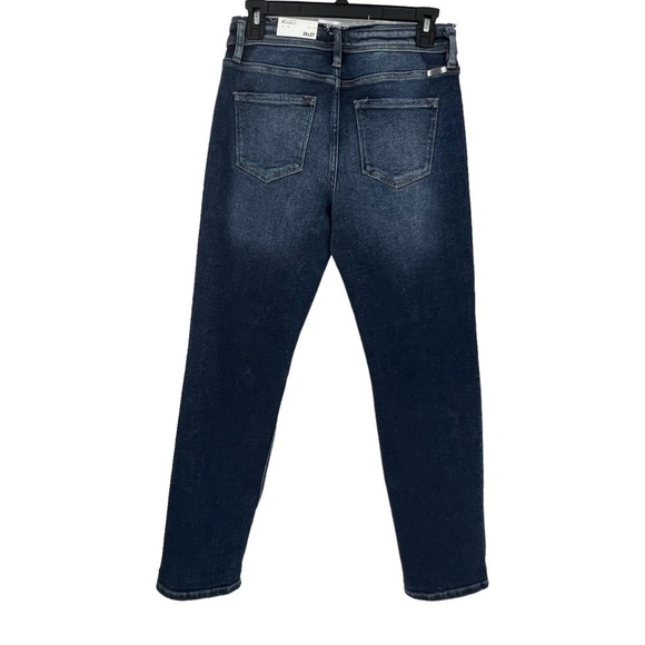 NWT KanCan Jr Women’s Blue Jeans Sz 5 (26) High-Rise Boyfriend Distressed Ripped - Picture 3 of 16